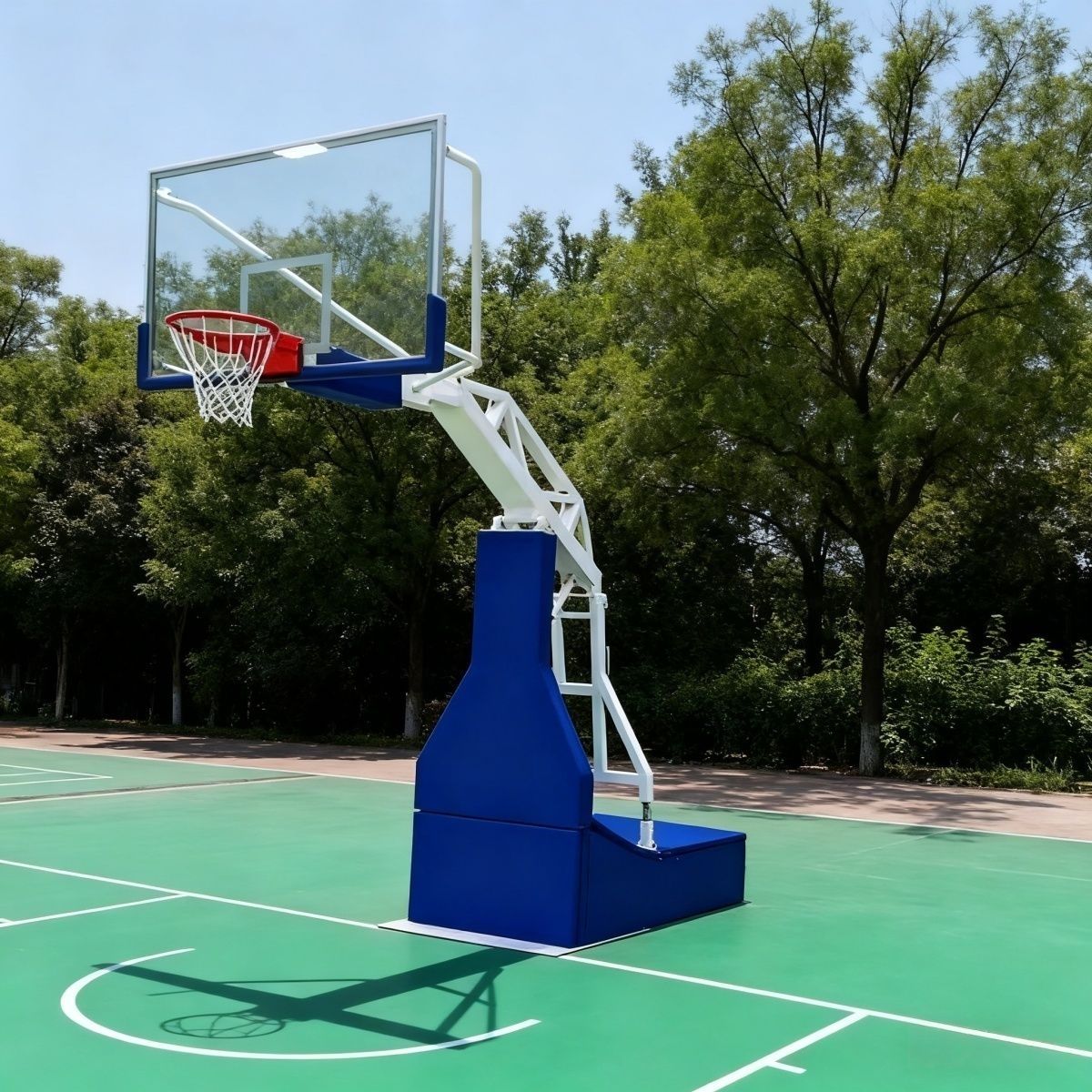 电动液压篮球架
